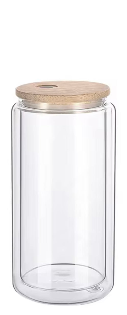 Customizable 16oz glass cups - Read Description